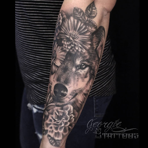 Explore house tattoo ideas, creative tattoo ideas in Johnstown, available at Lemon Bomb Tattoo Co.