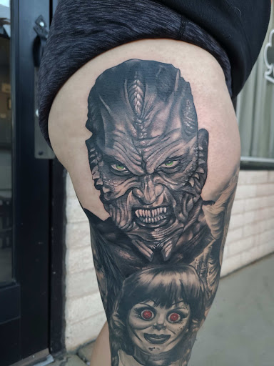 Explore piston tattoo ideas, creative tattoo ideas in Albuquerque, available at Urban Inkology Tattoo Studio (Coors)