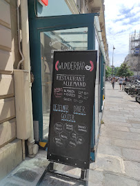 Restaurant allemand Wunderbär à Paris (la carte)