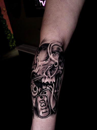 Explore air force tattoo ideas, creative tattoo ideas in College Station, available at Legacy Tattoo Lounge