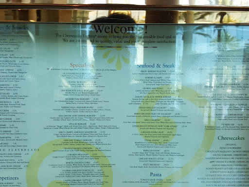 Restaurant «The Cheesecake Factory», reviews and photos, 4200 Conroy Rd, Orlando, FL 32839, USA