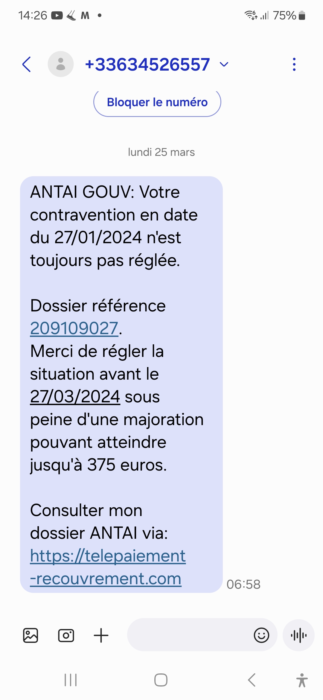 Photo n° 1 de l'avis de Michele.a fait le 26/03/2024 à 13:28