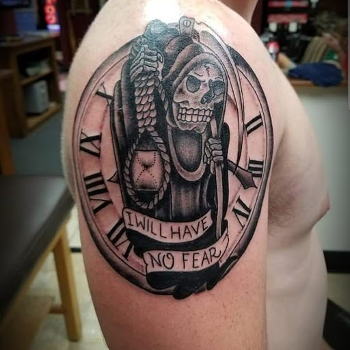 Explore name tattoo ideas forearm, creative tattoo ideas in Ambler, available at Tattoo GalaxyAmbler Piercing & Custom Tattoos