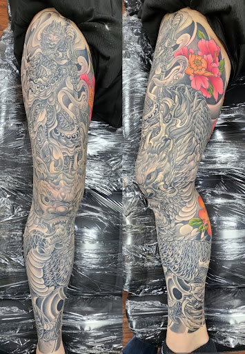 Explore braves tattoo ideas, creative tattoo ideas in Seattle, available at Dragon Tattoo