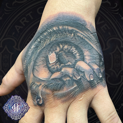 Explore cycling tattoo ideas, creative tattoo ideas in Grovetown, available at Art Collective Tattoos & Piercings