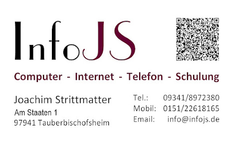 InfoJS Joachim Strittmatter Am Staaten 1, 97941 Tauberbischofsheim, Deutschland