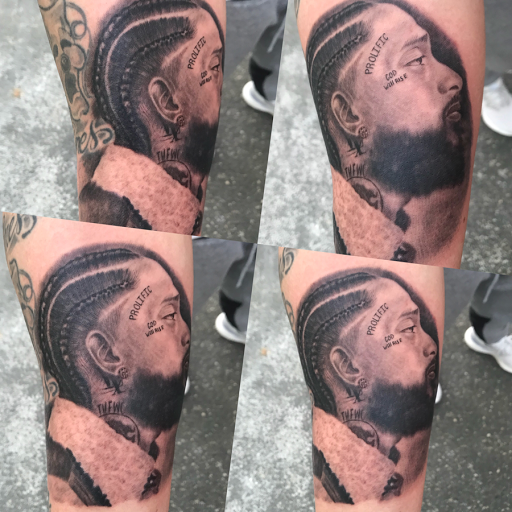 Explore bonnie and clyde tattoo ideas, creative tattoo ideas in Springfield, available at Red Tip Tattoos