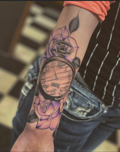Explore cute panda tattoo ideas, creative tattoo ideas in Stevens Point, available at Black Rabbit Tattooing