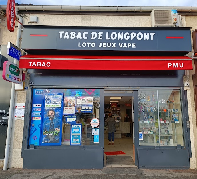 Tabac de Longpont - Vape - E liquide - Cigarette électronique - FDJ Amigo - CBD - PMU - Nickel à Longpont-sur-Orge (Essonne 91)