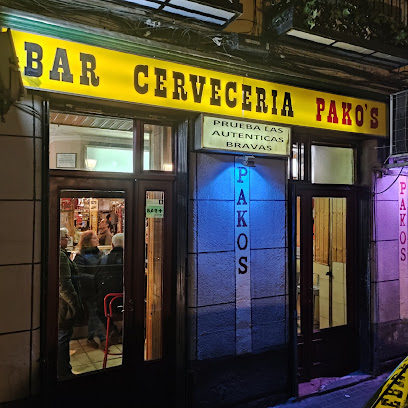 Bar Cerveceria Pako,s - C. del Cardenal Cisneros, 8, 28010 Madrid, Spain