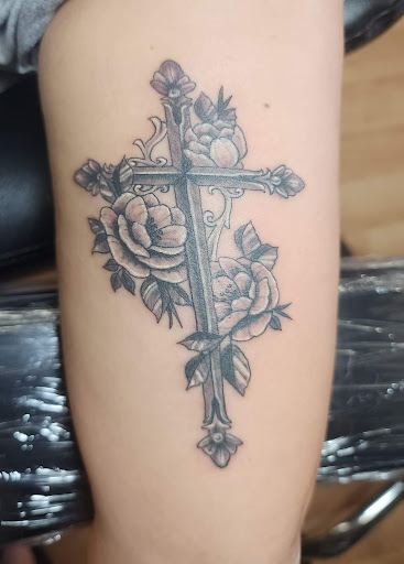 Explore tattoo background ideas, creative tattoo ideas in Independence, available at Odins Mark Tattoo and Emporium