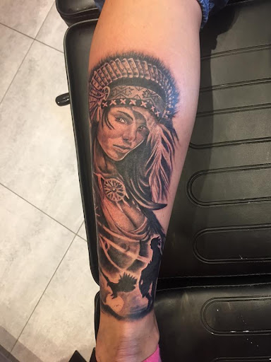 Explore circle tattoo ideas, creative tattoo ideas in Great Falls, available at Alpha Tattoos & Piercings