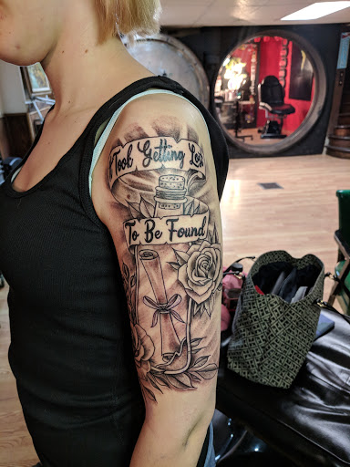 Explore negative tattoo ideas, creative tattoo ideas in Butler, available at The Ink Vault