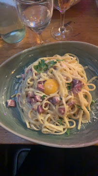 Pâtes à la carbonara du Restaurant italien Fuxia Marseille - n°6