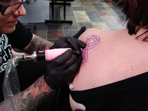 Explore disney tattoo sleeve ideas, creative tattoo ideas in Coeur D Alene, available at Black Matter Tattoo