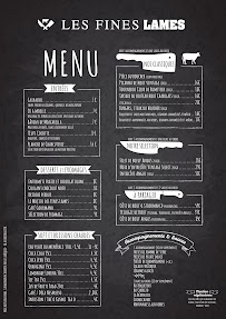 Restaurant Les Fines Lames à Paris - menu / carte