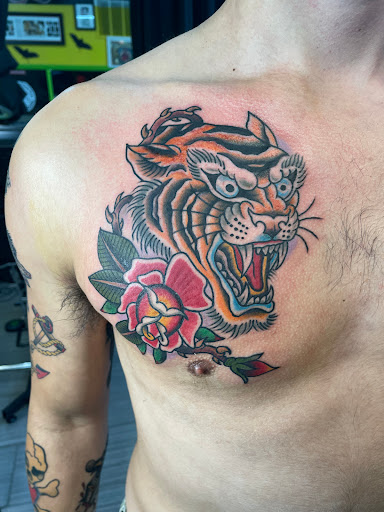 Explore forearm cover up tattoo ideas, creative tattoo ideas in Chicago, available at Mind Crusher Tattoo