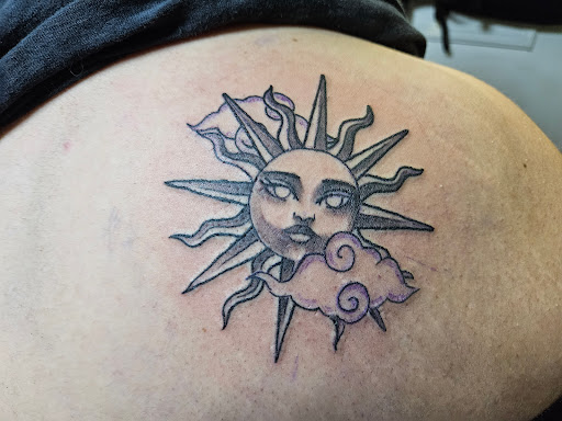 Explore ff7 tattoo ideas, creative tattoo ideas in Angola, available at Hoodlum Ink