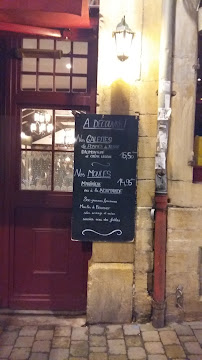 Menu / carte de La Winstub à Metz