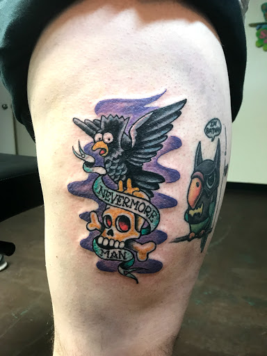 Explore tattoo blending ideas, creative tattoo ideas in Oklahoma City, available at Mind Bender Tattoo
