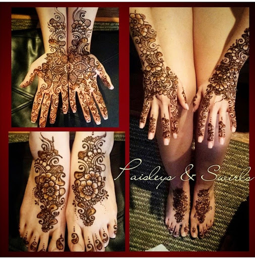 Find small dark tattoo ideas for your next unique tattoo in Houston at Paisleys and Swirls - Henna Artist in Houston