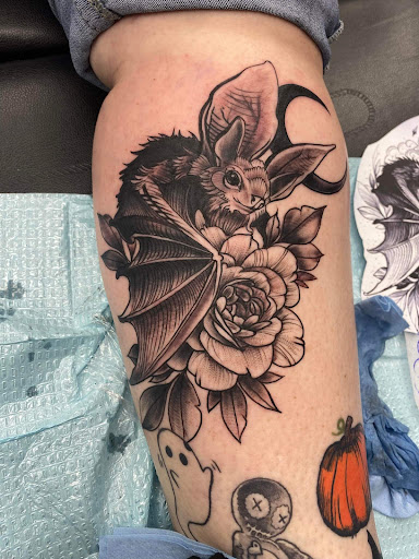 Explore butterfly tattoo idea, creative tattoo ideas in Shelbyville, available at Stage Left Tattoo and Piercing