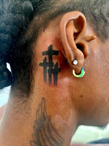 Explore gravestone tattoo ideas, creative tattoo ideas in Rogers, available at Ink Solutions Tattoo