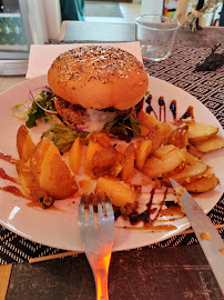 Hamburger du Restaurant Le Matou Timbré à Moliets-et-Maa - n°6