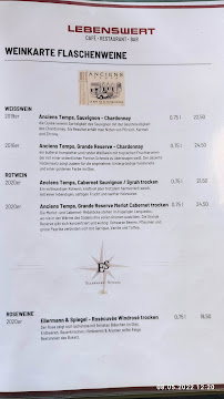Menu / carte de Restaurant Lebenswert - Aschaffenburg à Aschaffenburg
