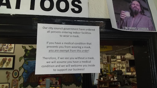 Tattoo Shop «Hall of Tattoos», reviews and photos, 328 E Main St, Norman, OK 73069, USA