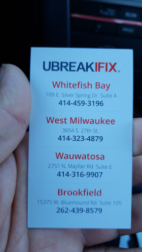 Electronics Repair Shop «uBreakiFix», reviews and photos, 3654 S 27th St, Milwaukee, WI 53221, USA