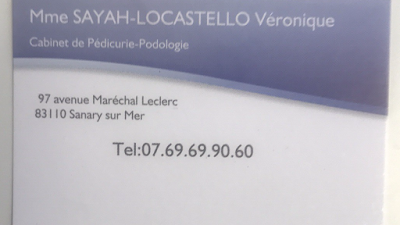 Sayah-Locastello Véronique à Sanary-sur-Mer