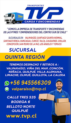 Opiniones de Transportes TVP Quinta Región en Quilpué - Servicio de transporte