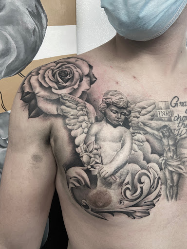 Find cool dog tattoo ideas for your next unique tattoo in Lubbock at The Brand Tattoo Studio