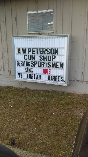 Gun Shop «A. W. Peterson Gun Shop», reviews and photos, 4255 W Old US Hwy 441, Mt Dora, FL 32757, USA