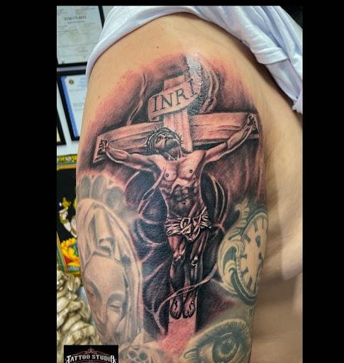 Explore jelly roll tattoos ideas, creative tattoo ideas in Rehoboth Beach, available at Tattoo Galaxy (Rehoboth Beach) Piercing & Custom tattoos