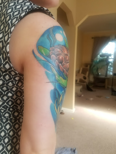 Explore kids names tattoo ideas, creative tattoo ideas in Virginia Beach, available at Studio Evolve