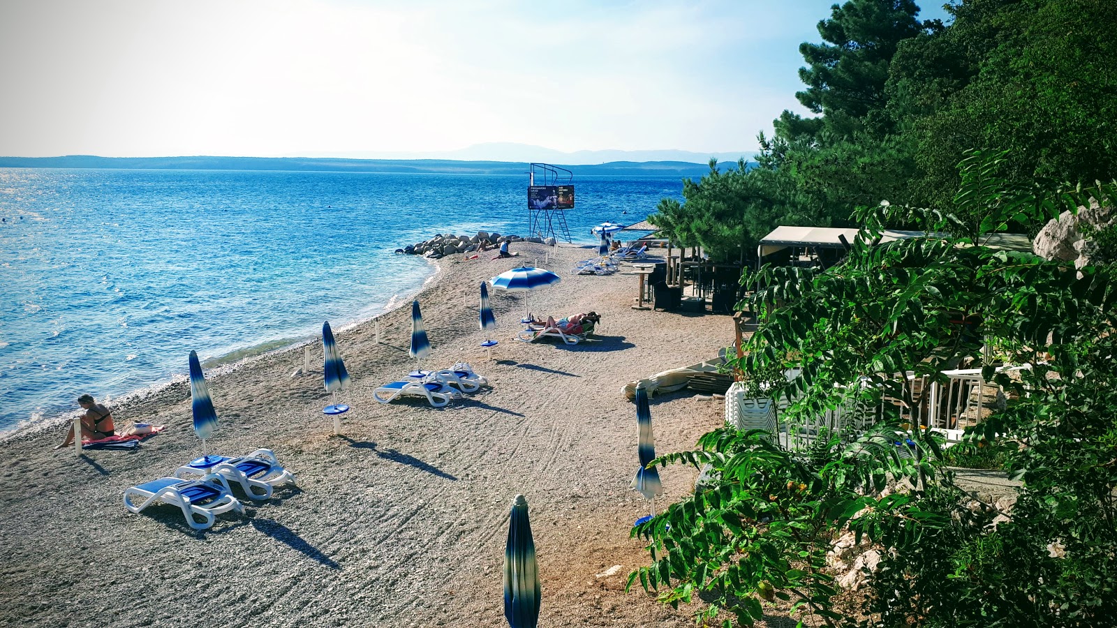 Foto van Capriccio beach met kleine baaien