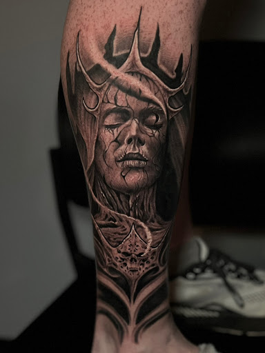 Explore playing card tattoo ideas, creative tattoo ideas in Sullivan, available at The Nova Social