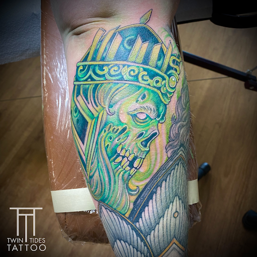 Explore mary tattoo ideas, creative tattoo ideas in Wappingers Falls, available at Twin Tides Tattoo