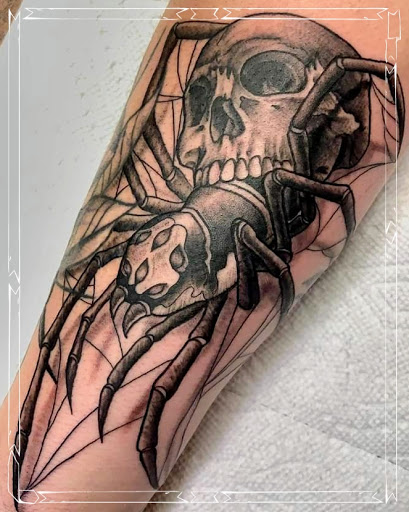 Explore tie dye tattoo ideas, creative tattoo ideas in La Crosse, available at La Crosse Tattoo