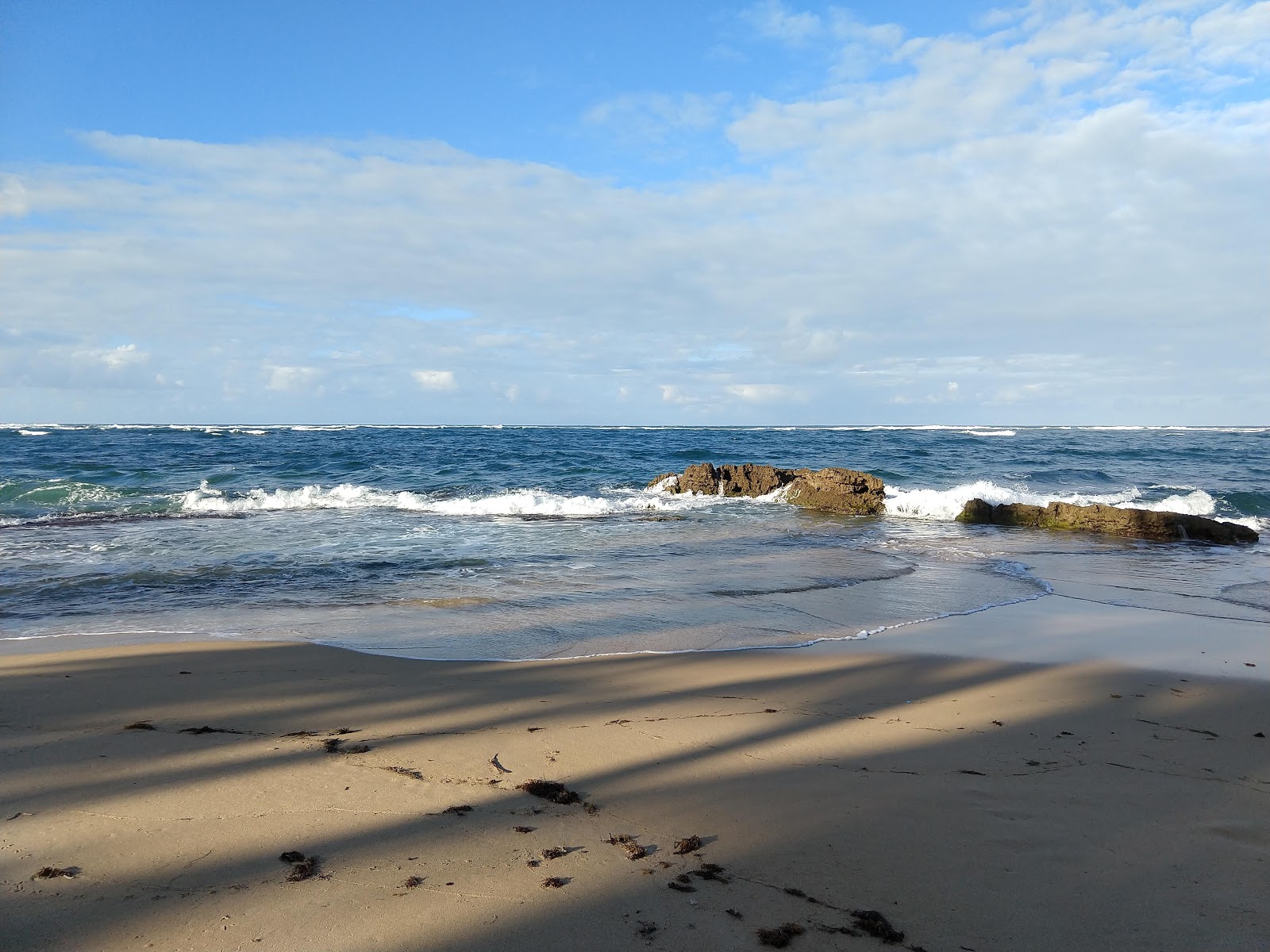 Foto di Playa Vega Alta con parzialmente pulito livello di pulizia