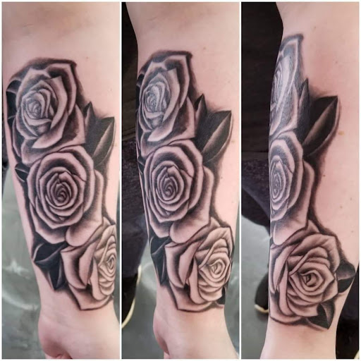 Explore neck tattoo ideas for females, creative tattoo ideas in Yorktown, available at Army Navy Tattoo