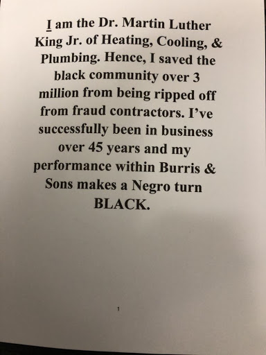 Plumber «Burris and Sons», reviews and photos, 7850 S Colfax Ave, Chicago, IL 60649, USA