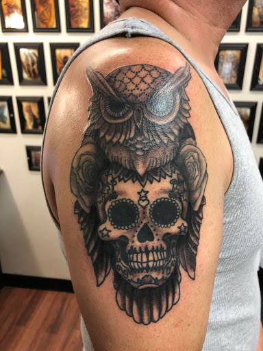 Explore gabriel tattoo ideas, creative tattoo ideas in Alamosa, available at The Shop Tattoo & Comics