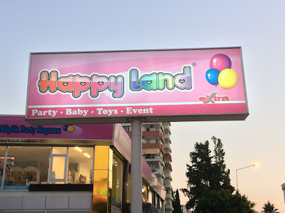 Happyland Konyaaltı Parti Düğün Kına Malzemeleri Uçan Balon ve Party Süsleri Uncalı HAPPY LAND