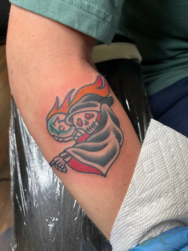 Explore paisley tattoo ideas, creative tattoo ideas in Delmar, available at Resolute Tattoo