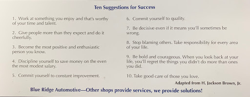 Auto Repair Shop «Blue Ridge Automotive», reviews and photos, 218 Petersville Rd, Brunswick, MD 21716, USA