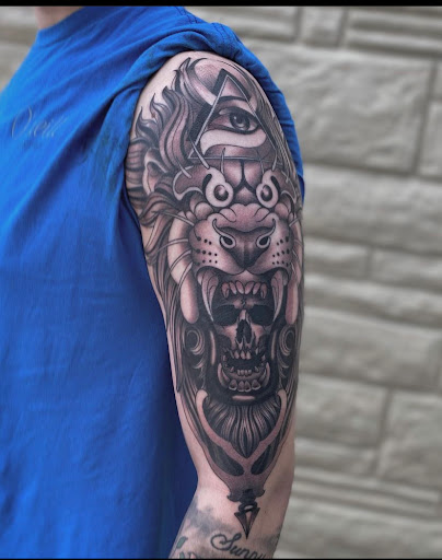 Explore barbie movie tattoo ideas, creative tattoo ideas in Denver, available at The Elegant Elephant Tattoo