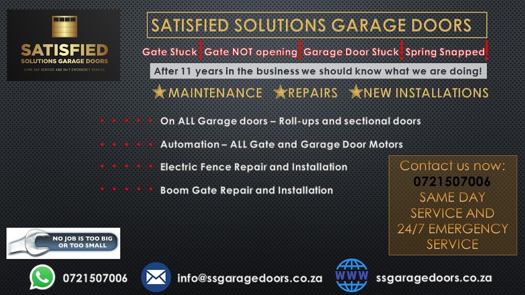 Satisfied Solutions Garage Doors